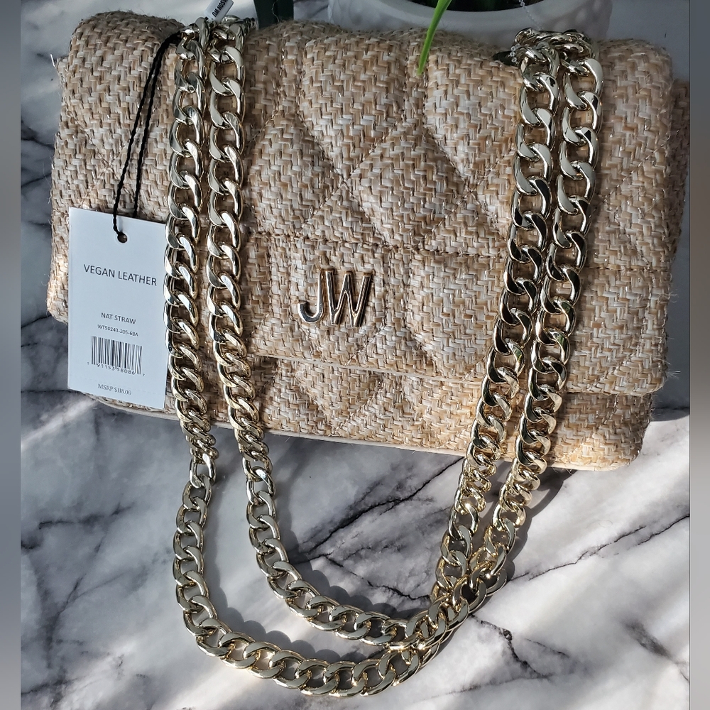 Jason Wu Vegan Leather Nat Straw Handbag 👜